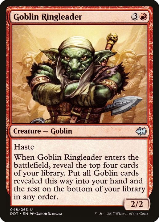 Goblin Ringleader in the group Magic the Gathering / Types / Creatures / Goblin at Proxyprinters.com (22163)