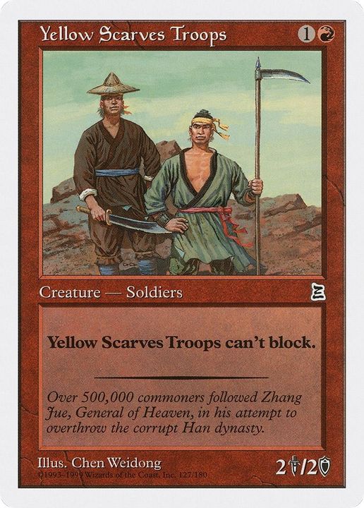 Yellow Scarves Troops in the group Magic the Gathering / Types / Creatures / Human at Proxyprinters.com (22188)