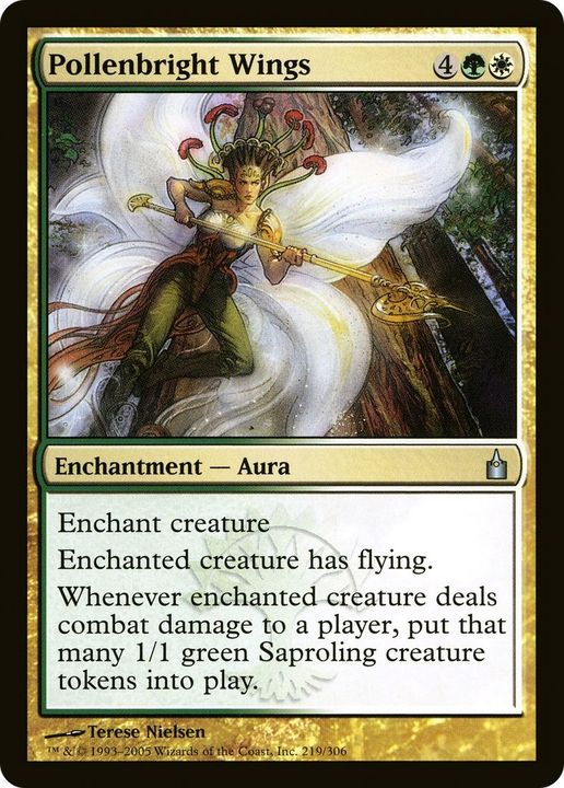 Pollenbright Wings in the group Magic the Gathering / Types / Colors / Multicolors / G, W at Proxyprinters.com (22192)