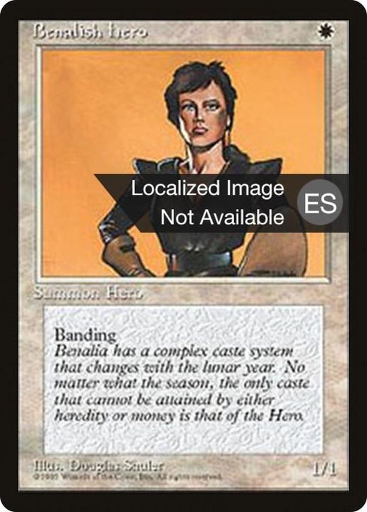 Benalish Hero in the group Magic the Gathering / Types / Creatures / Human at Proxyprinters.com (22222)