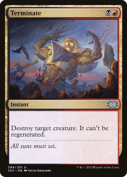 Terminate in the group Magic the Gathering / Types / Colors / Multicolors / B, R at Proxyprinters.com (22230)