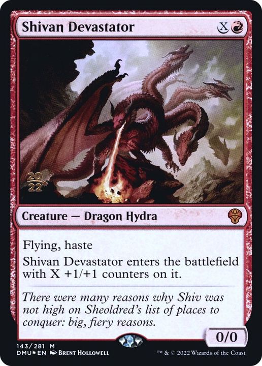 Shivan Devastator in the group Magic the Gathering / Sets / Dominaria United Promos at Proxyprinters.com (22235)