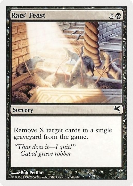 Rats' Feast in the group Magic the Gathering / Types / Colors / Black at Proxyprinters.com (22237)