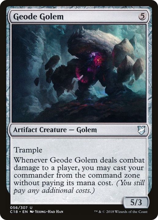 Geode Golem in the group Magic the Gathering / Types / Colors / Colorless at Proxyprinters.com (2224)