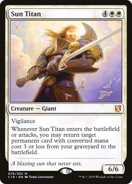 Sun Titan in the group Magic the Gathering / Sets / Commander 2019 at Proxyprinters.com (22255)