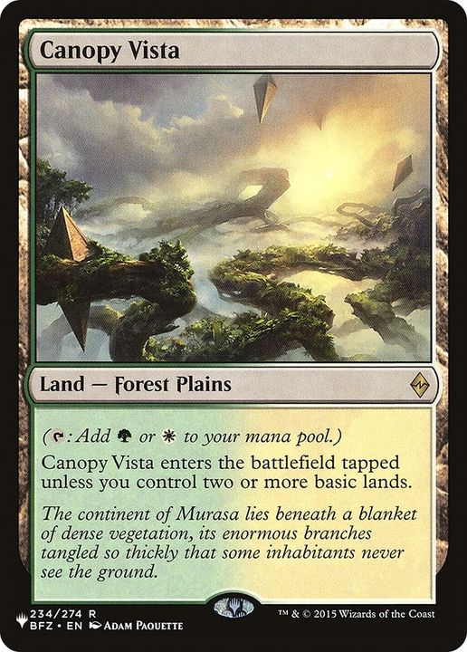 Canopy Vista in the group Magic the Gathering / Types / Land / Forest at Proxyprinters.com (22267)