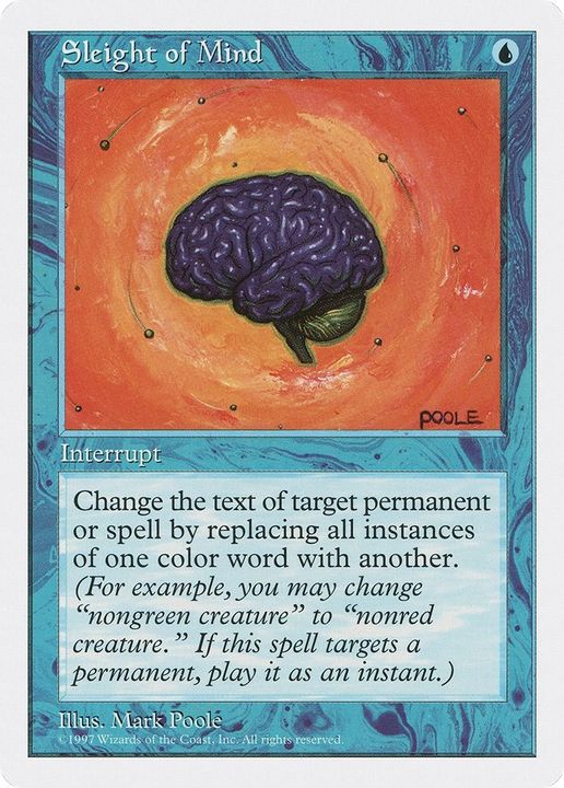 Sleight of Mind in the group Magic the Gathering / Types / Colors / Blue at Proxyprinters.com (22274)