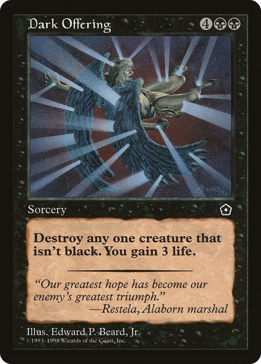 Dark Offering in the group Magic the Gathering / Types / Colors / Black at Proxyprinters.com (22281)