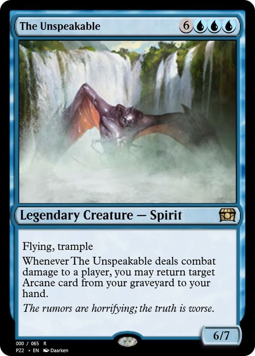 The Unspeakable in the group Magic the Gathering / Types / Colors / Blue at Proxyprinters.com (2232)