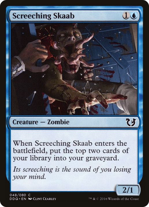 Screeching Skaab in the group Magic the Gathering / Sets / Duel Decks: Blessed vs. Cursed at Proxyprinters.com (22322)