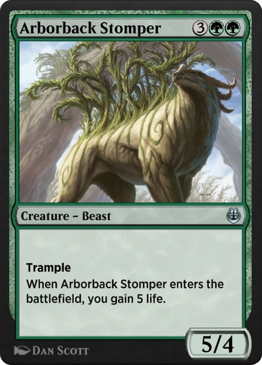 Arborback Stomper in the group Magic the Gathering / Types / Colors / Green at Proxyprinters.com (22336)