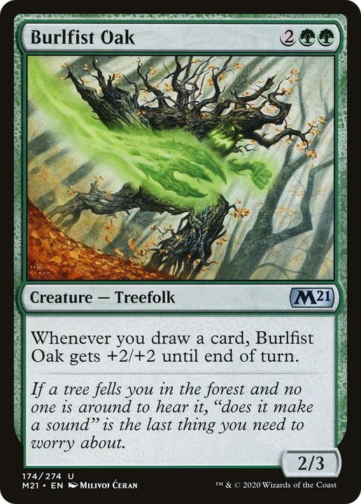 Burlfist Oak in the group Magic the Gathering / Sets / Core Set 2021 at Proxyprinters.com (22340)