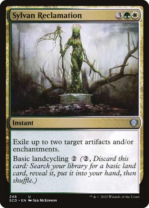 Sylvan Reclamation in the group Magic the Gathering / Types / Colors / Multicolors / G, W at Proxyprinters.com (22356)