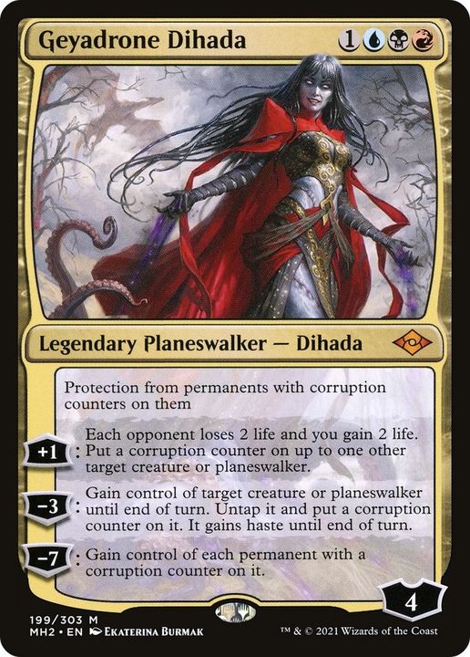 Geyadrone Dihada in the group Magic the Gathering / Types / Colors / Multicolors / B, R, U at Proxyprinters.com (22369)