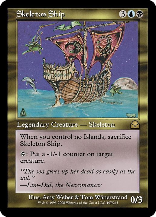 Skeleton Ship in the group Magic the Gathering / Types / Colors / Multicolors / B, U at Proxyprinters.com (2238)