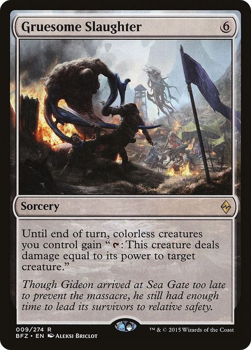 Gruesome Slaughter in the group Magic the Gathering / Types / Colors / Colorless at Proxyprinters.com (22413)