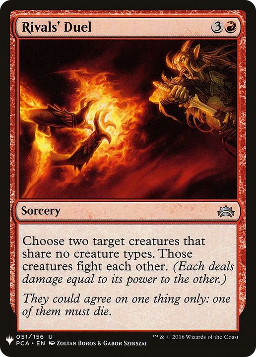 Rivals' Duel in the group Magic the Gathering / Types / Colors / Red at Proxyprinters.com (22419)