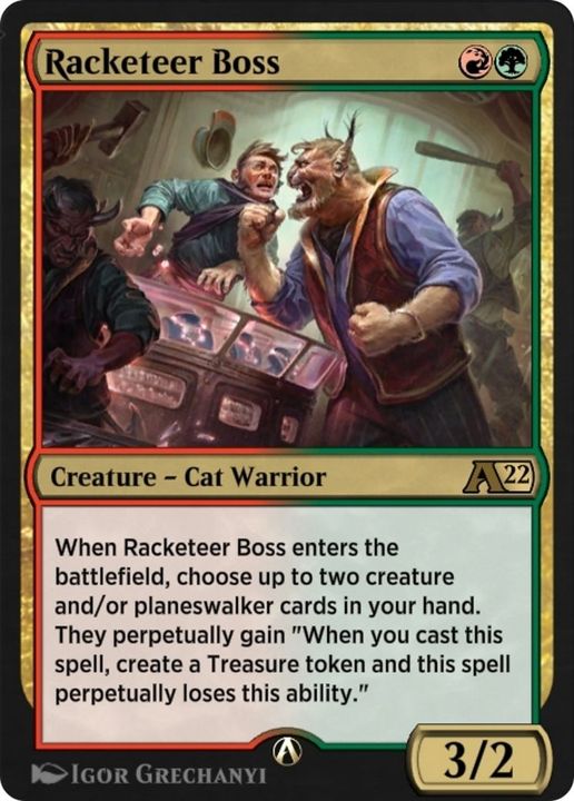 Racketeer Boss in the group Magic the Gathering / Sets / Alchemy: New Capenna at Proxyprinters.com (22422)