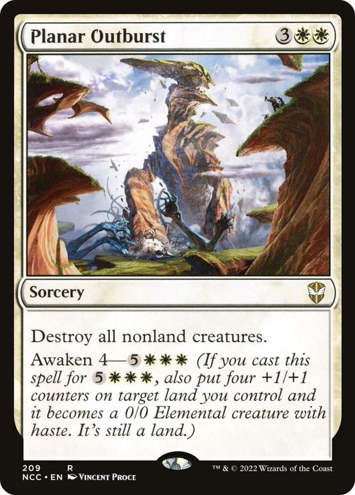 Planar Outburst in the group Magic the Gathering / Types / Colors / White at Proxyprinters.com (22425)