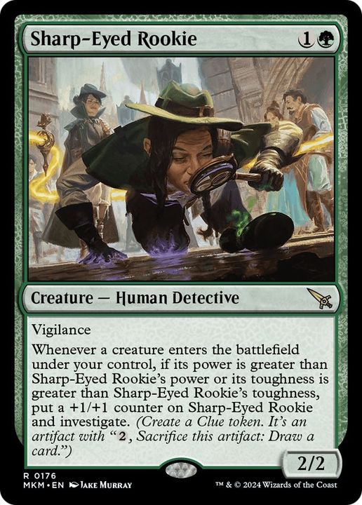 Sharp-Eyed Rookie in the group Magic the Gathering / Sets / Murders at Karlov Manor at Proxyprinters.com (22449)