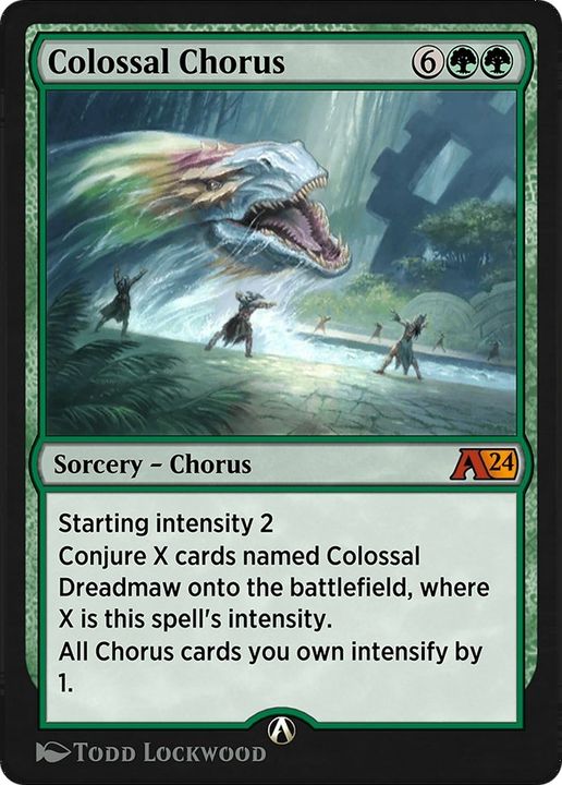 Colossal Chorus in the group Magic the Gathering / Types / Colors / Green at Proxyprinters.com (22467)