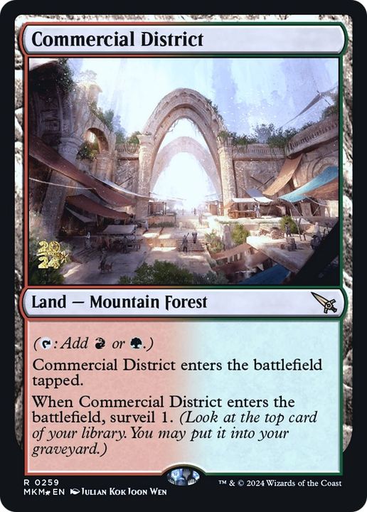 Commercial District in the group Magic the Gathering / Sets / Murders at Karlov Manor Promos at Proxyprinters.com (22486)