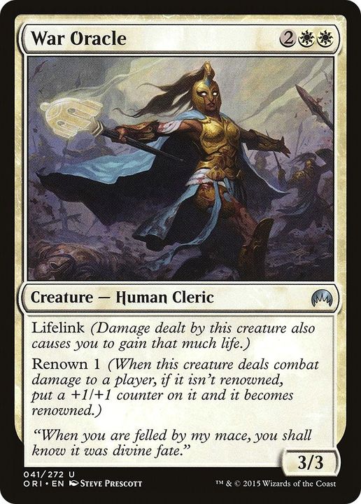 War Oracle in the group Magic the Gathering / Types / Creatures / Human at Proxyprinters.com (22526)