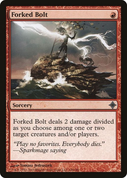 Forked Bolt in the group Magic the Gathering / Sets / Rivals of Ixalan at Proxyprinters.com (2257)