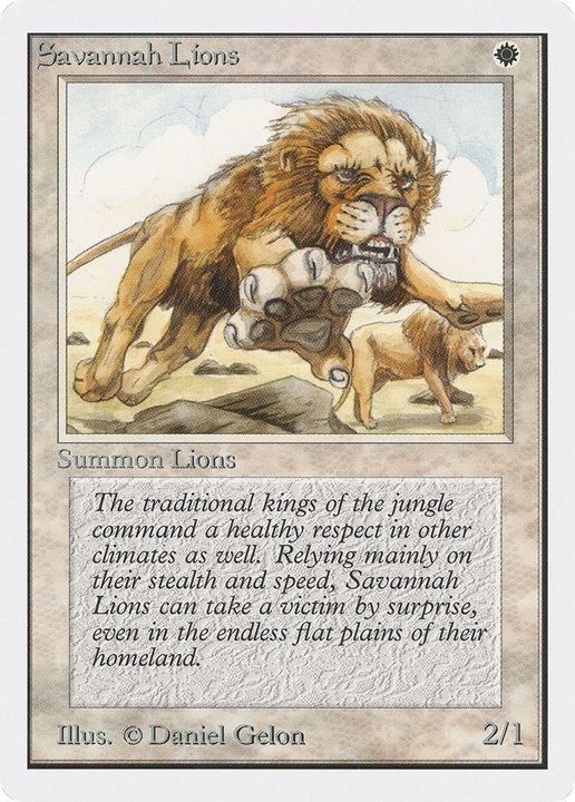 Savannah Lions in the group Magic the Gathering / Sets / Unsanctioned at Proxyprinters.com (22575)