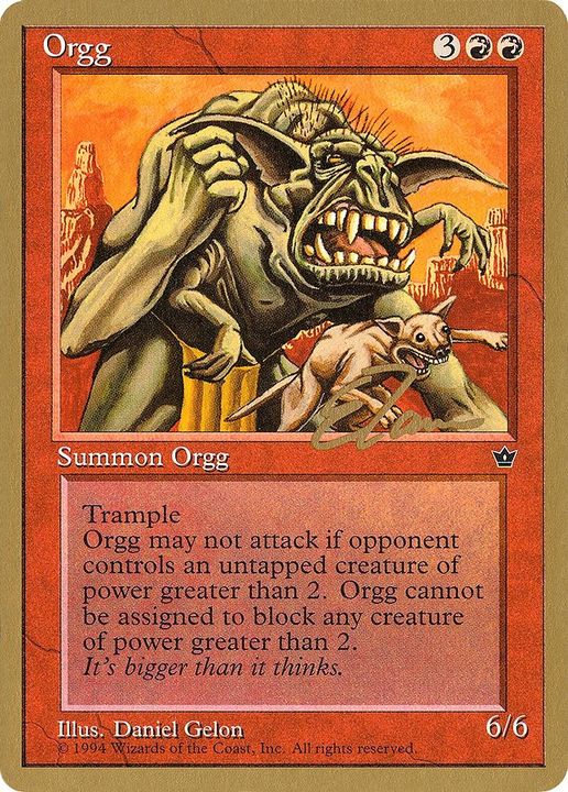 Orgg in the group Magic the Gathering / Types / Colors / Red at Proxyprinters.com (2264)