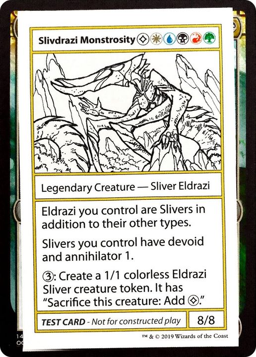 Slivdrazi Monstrosity in the group Magic the Gathering / Types / Colors / Multicolors / B, G, R, U, W at Proxyprinters.com (227)