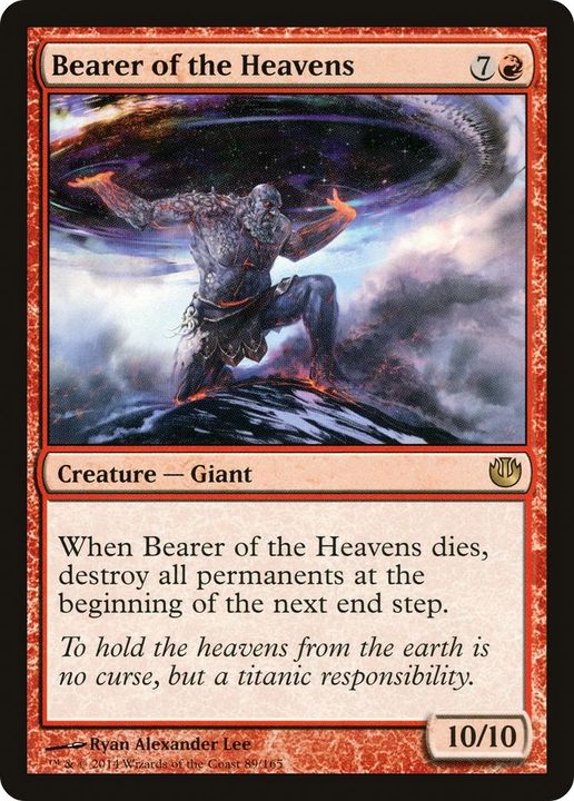 Bearer of the Heavens in the group Magic the Gathering / Types / Colors / Red at Proxyprinters.com (2275)