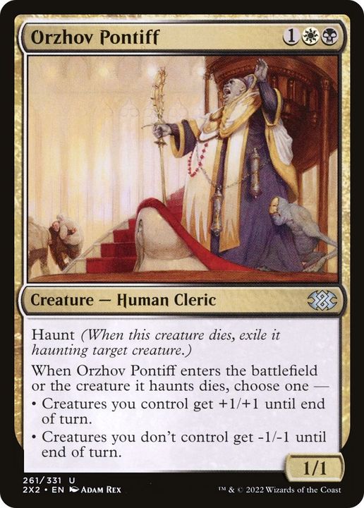 Orzhov Pontiff in the group Magic the Gathering / Types / Colors / Multicolors / B, W at Proxyprinters.com (22777)