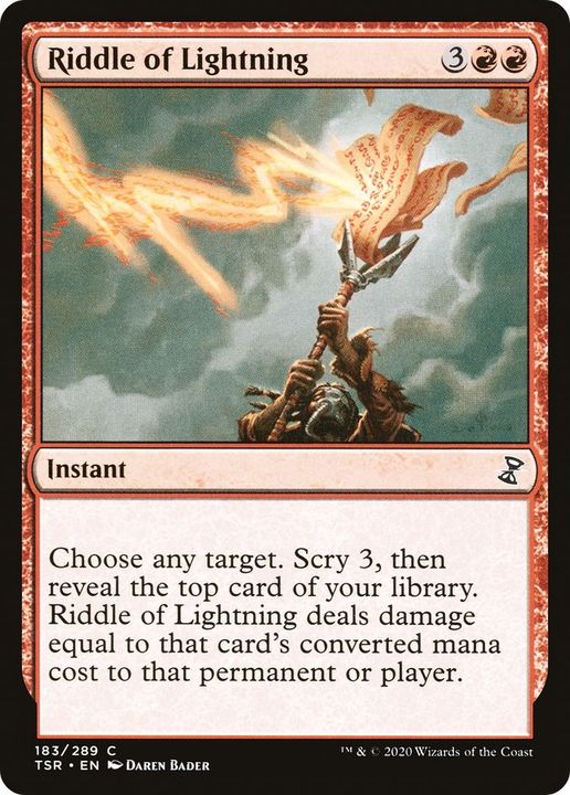 Riddle of Lightning in the group Magic the Gathering / Sets / Time Spiral Remastered at Proxyprinters.com (22778)