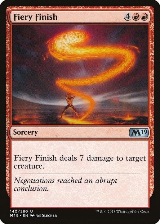 Fiery Finish in the group Magic the Gathering / Types / Colors / Red at Proxyprinters.com (22779)