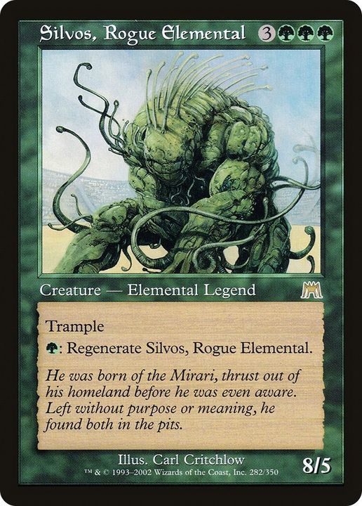 Silvos, Rogue Elemental in the group Magic the Gathering / Types / Colors / Green at Proxyprinters.com (22795)