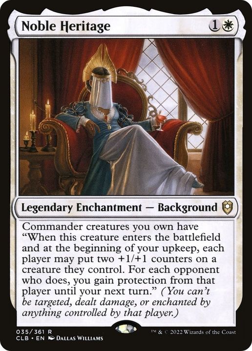 Noble Heritage in the group Magic the Gathering / Types / Enchantment / Legendary Enchantment at Proxyprinters.com (22796)