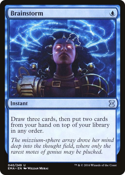 Brainstorm in the group Magic the Gathering / Singles at Proxyprinters.com (22800)