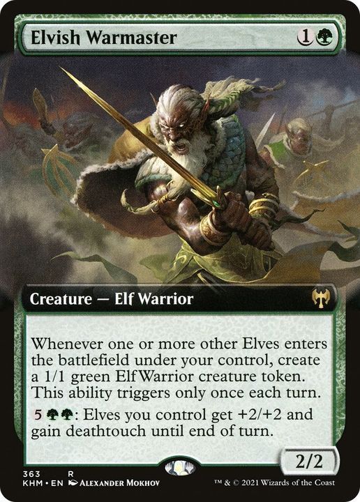 Elvish Warmaster in the group Magic the Gathering / Types / Creatures / Warrior at Proxyprinters.com (22817)