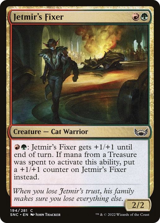 Jetmir's Fixer in the group Magic the Gathering / Types / Colors / Multicolors / G, R at Proxyprinters.com (22818)