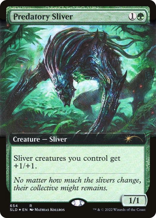 Predatory Sliver in the group Magic the Gathering / Types / Colors / Green at Proxyprinters.com (2282)