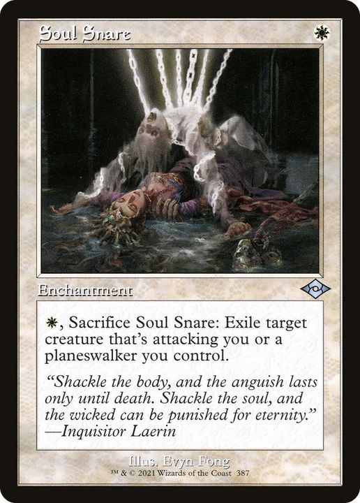 Soul Snare in the group Magic the Gathering / Types / Enchantment / Enchantment at Proxyprinters.com (22822)