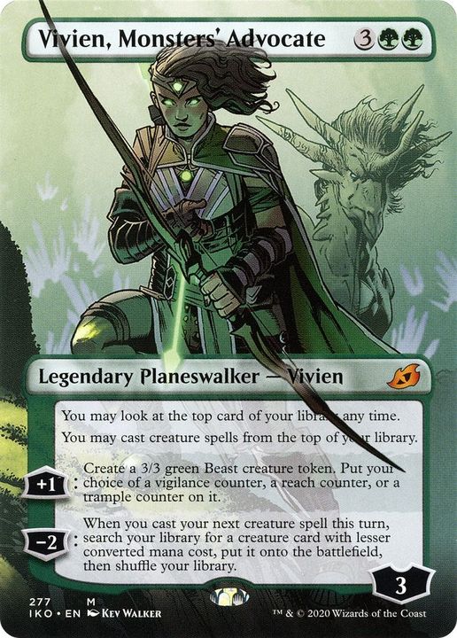 Vivien, Monsters' Advocate in the group Magic the Gathering / Types / Colors / Green at Proxyprinters.com (22849)