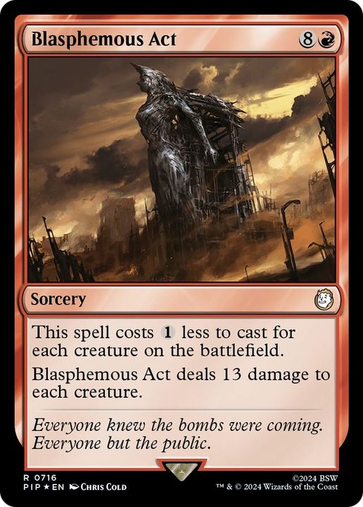 Blasphemous Act in the group Magic the Gathering / Types / Colors / Red at Proxyprinters.com (22856)