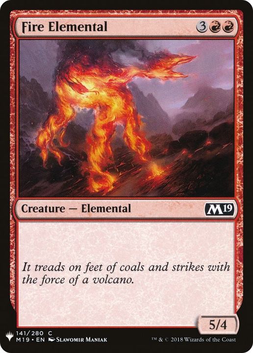 Fire Elemental in the group Magic the Gathering / Types / Colors / Red at Proxyprinters.com (22861)