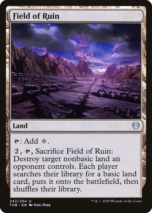 Field of Ruin in the group Magic the Gathering / Types / Colors / Colorless at Proxyprinters.com (22862)