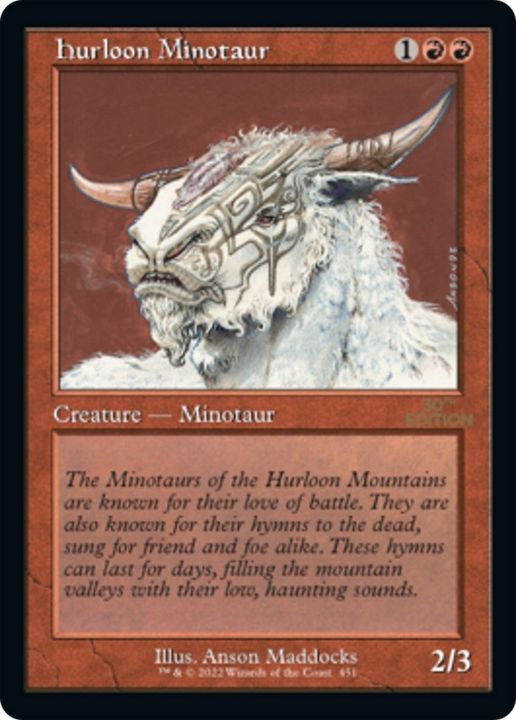 Hurloon Minotaur in the group Magic the Gathering / Types / Colors / Red at Proxyprinters.com (22886)