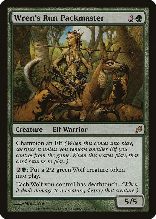 Wren's Run Packmaster in the group Magic the Gathering / Types / Creatures / Warrior at Proxyprinters.com (22896)