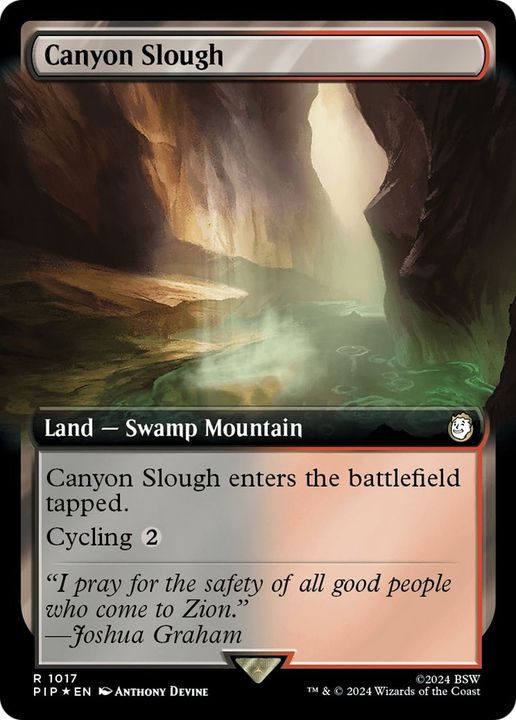 Canyon Slough in the group Magic the Gathering / Types / Land / Mountain at Proxyprinters.com (2290)