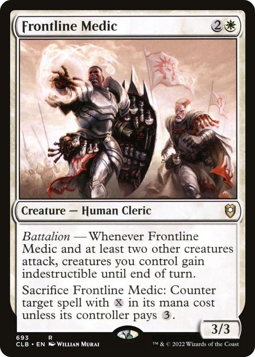 Frontline Medic in the group Magic the Gathering / Sets / Commander Legends: Battle for Baldur's Gate at Proxyprinters.com (22900)